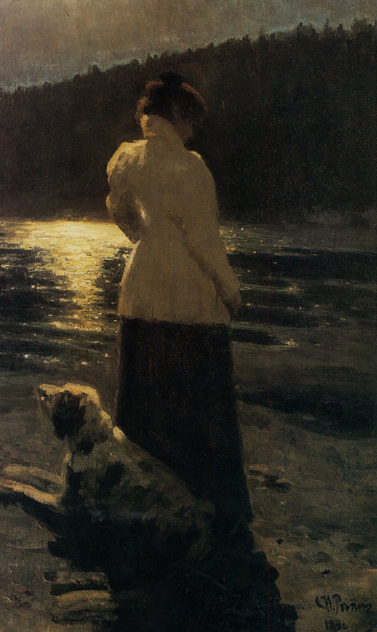 Mehtaplı gece, 1896 by Ilya Efimovich Repin