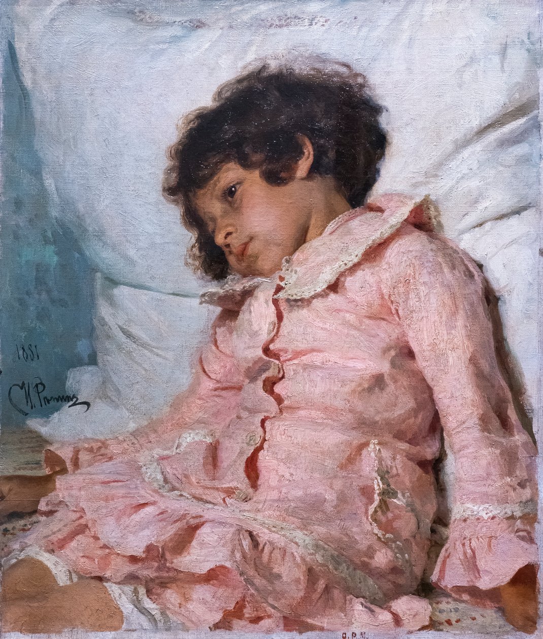 NADİA REPİNE by Ilya Efimovich Repin