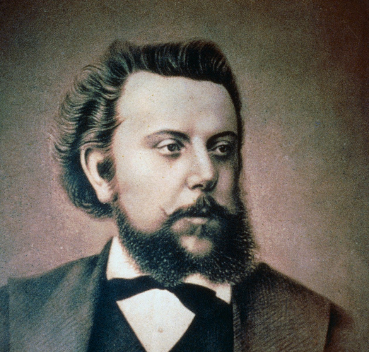 Rus besteci Modest Mussorgsky'nin (Toropets) portresi by Ilya Efimovich Repin