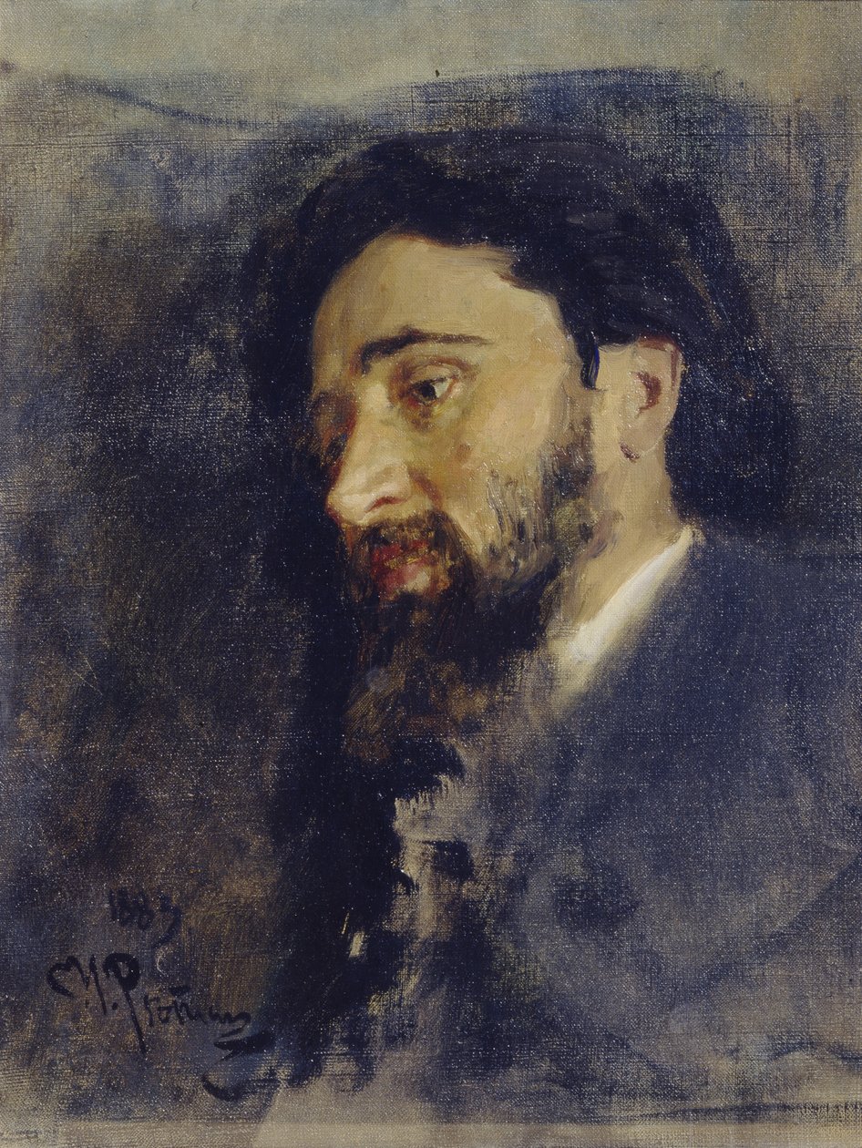 Yazarın portresi Vsevolod M. Garshin 1855-1888, 1883 by Ilya Efimovich Repin