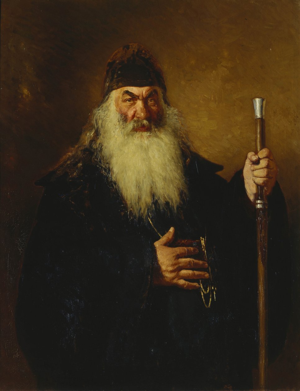 Protodeacon, 1877 by Ilya Efimovich Repin