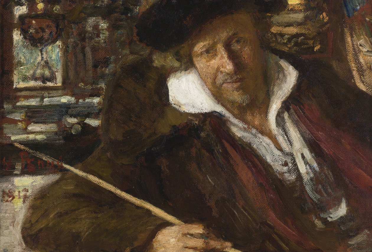 Otoportre, 1917 by Ilya Efimovich Repin