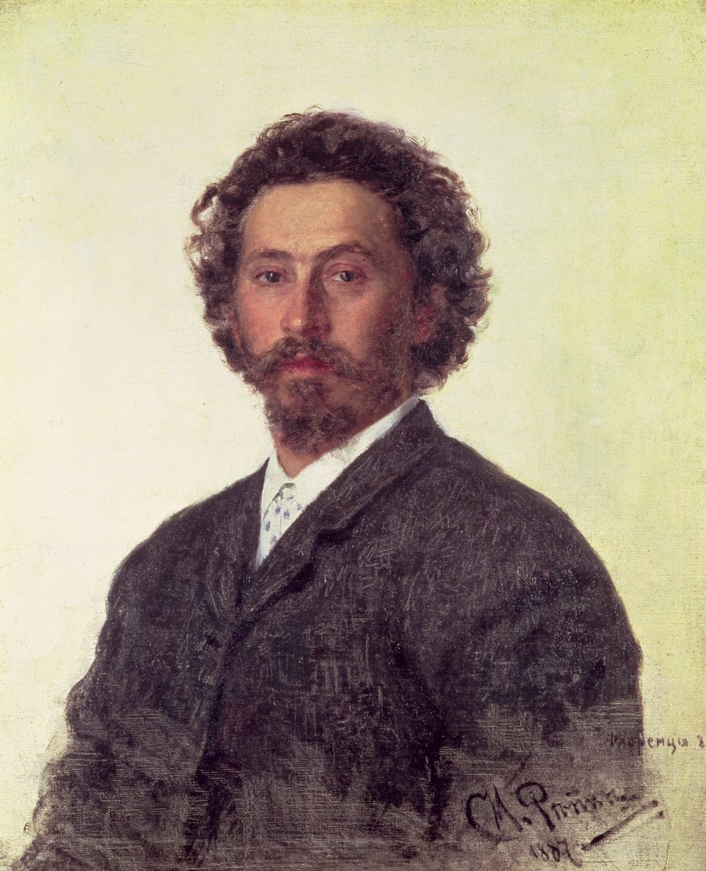Otoportre, 1887 by Ilya Efimovich Repin