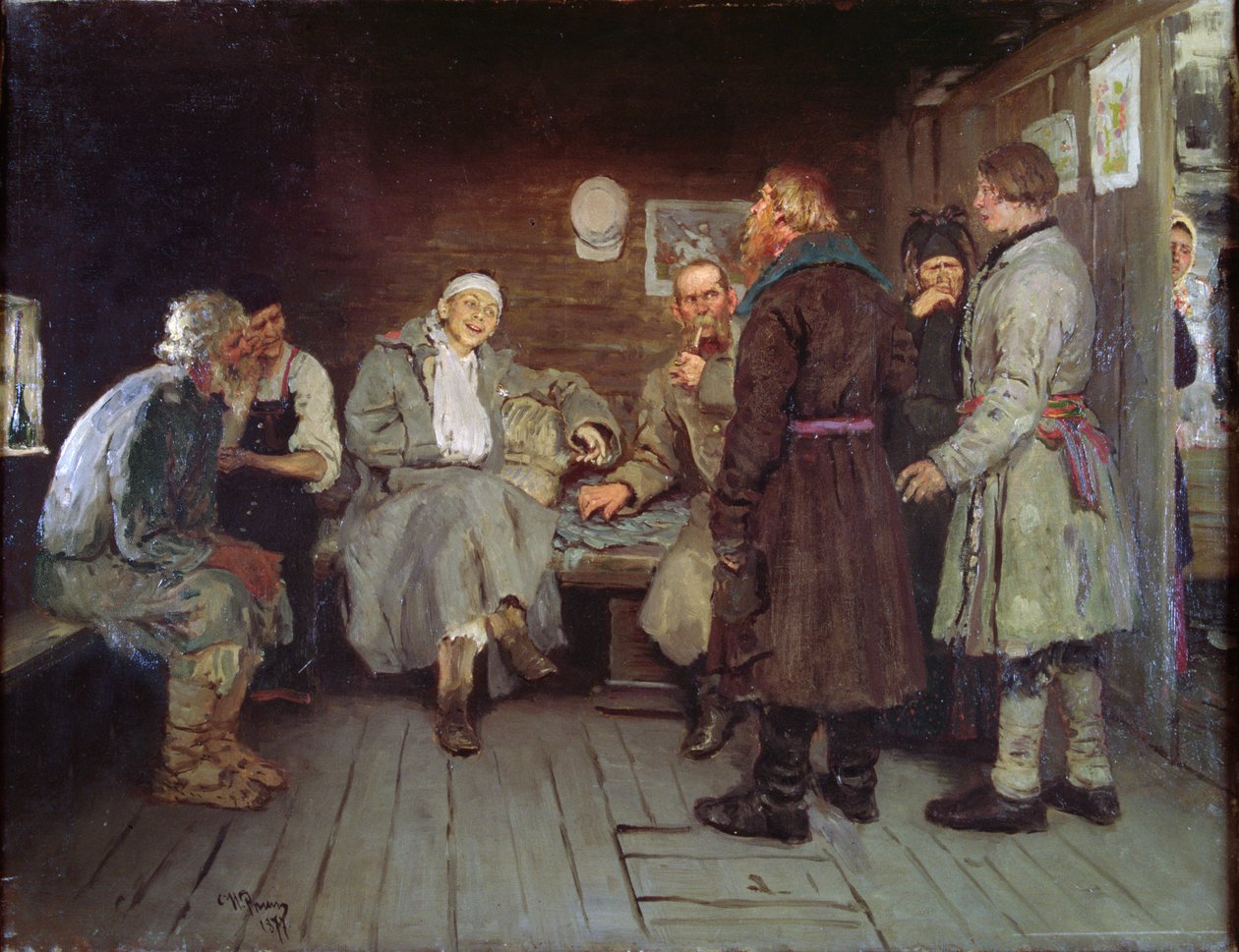 Asker Masalı, 1877 by Ilya Efimovich Repin