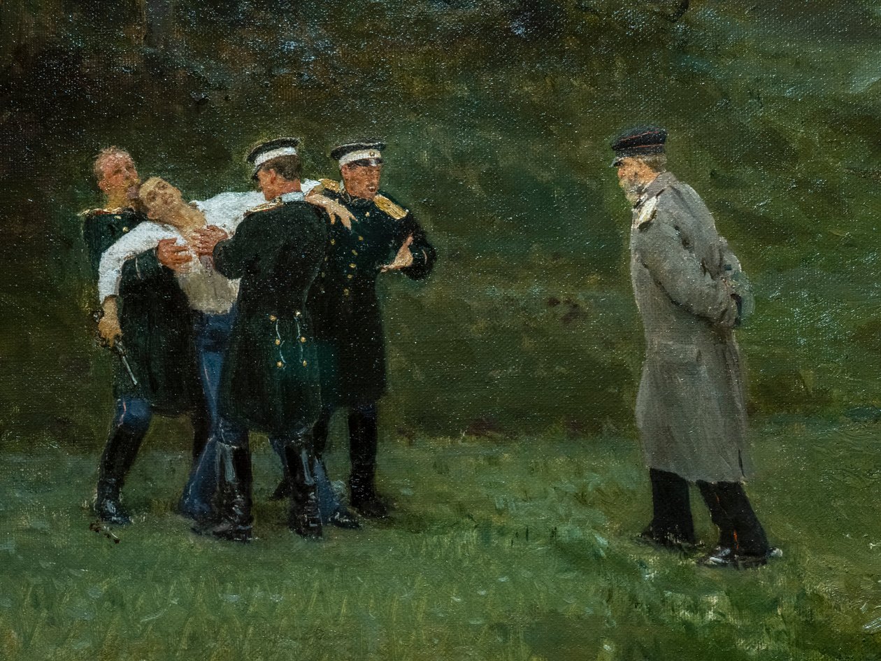 DUEL (detay) by Ilya Efimovich Repin