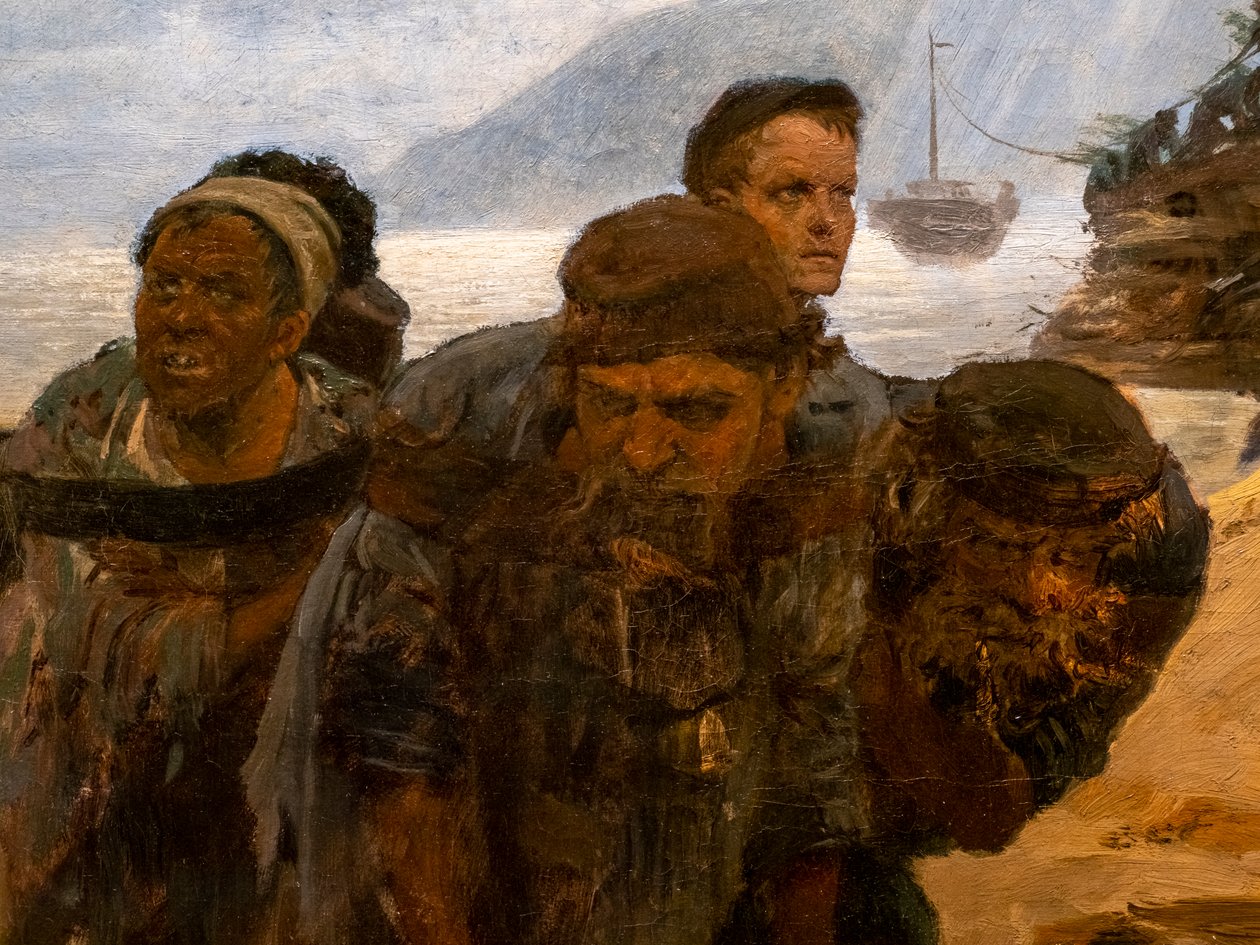 FORD GEÇEN KULELER (detay) by Ilya Efimovich Repin