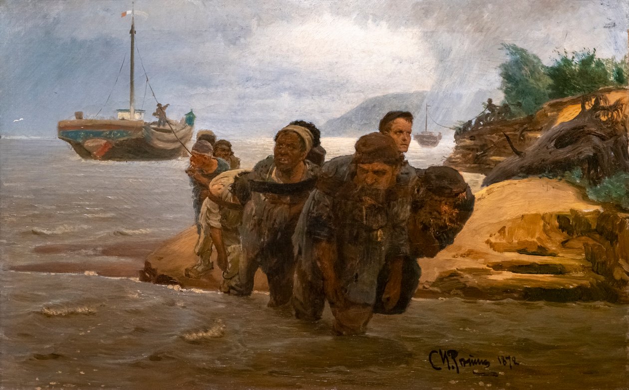 BİR FORD GEÇEN KULELER by Ilya Efimovich Repin