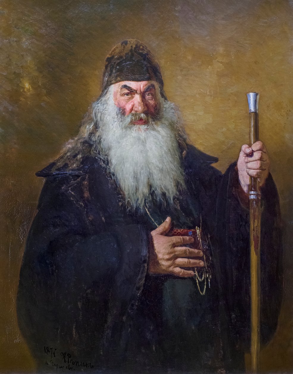Başdiyakoz by Ilya Efimovich Repin