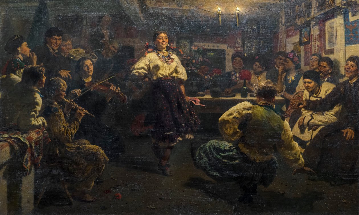 VETCHORNITSI by Ilya Efimovich Repin