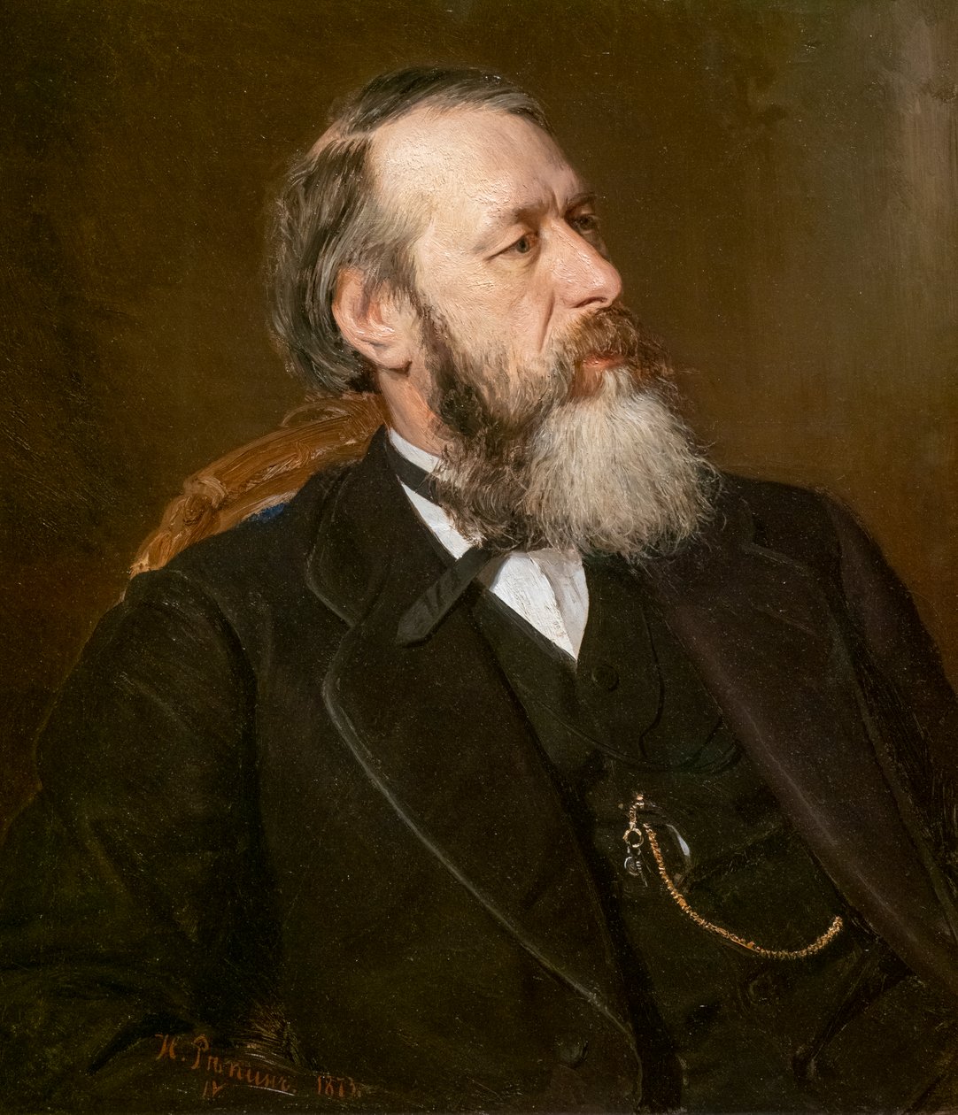 VLADİMİR STASOV by Ilya Efimovich Repin