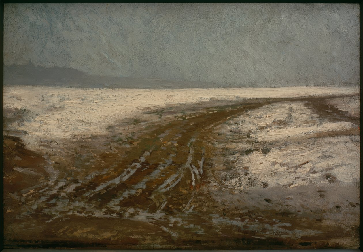Yol (karda yol) by Ilya Efimovich Repin