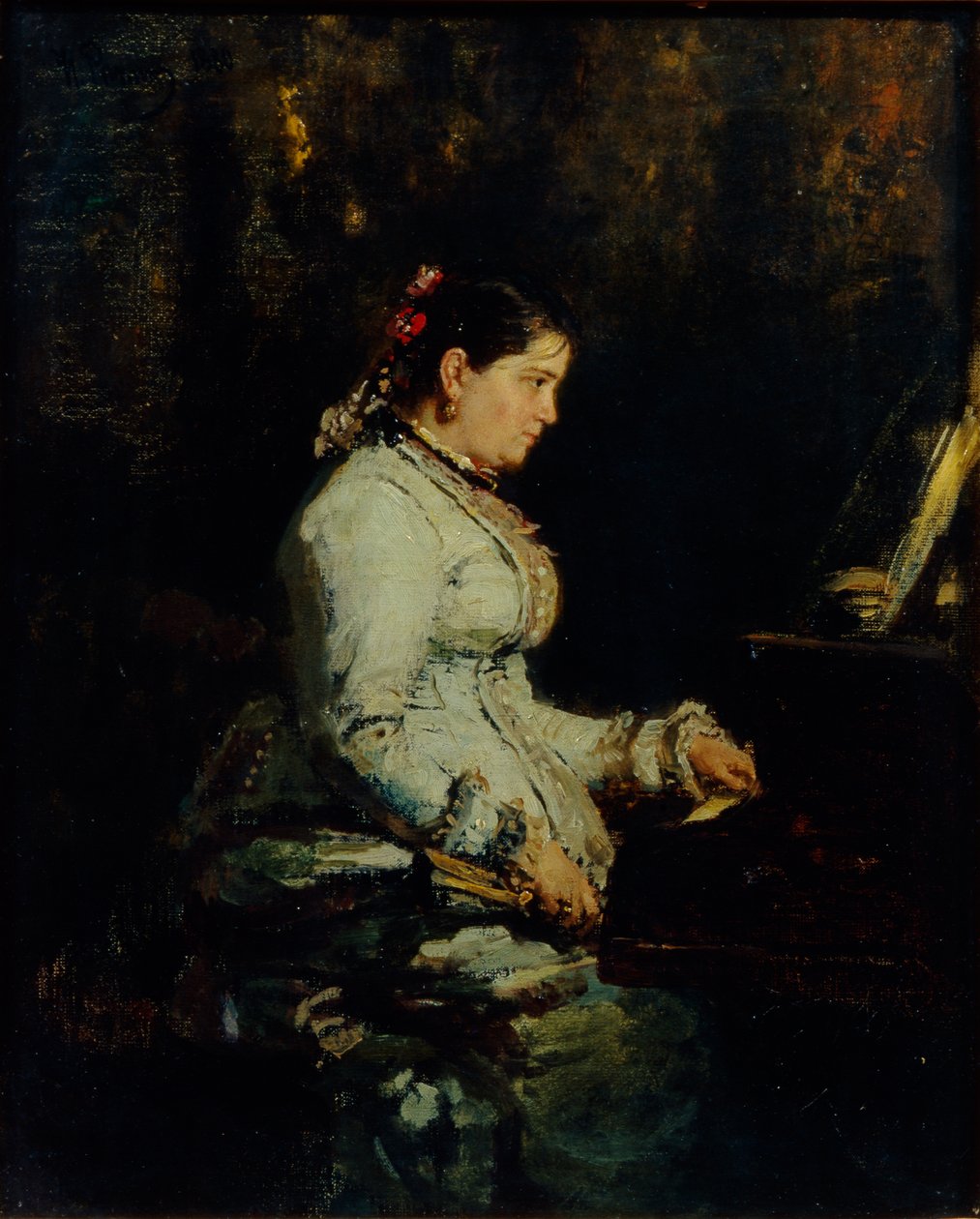 Kuyruklu Kadın, 1880 by Ilya Efimovich Repin
