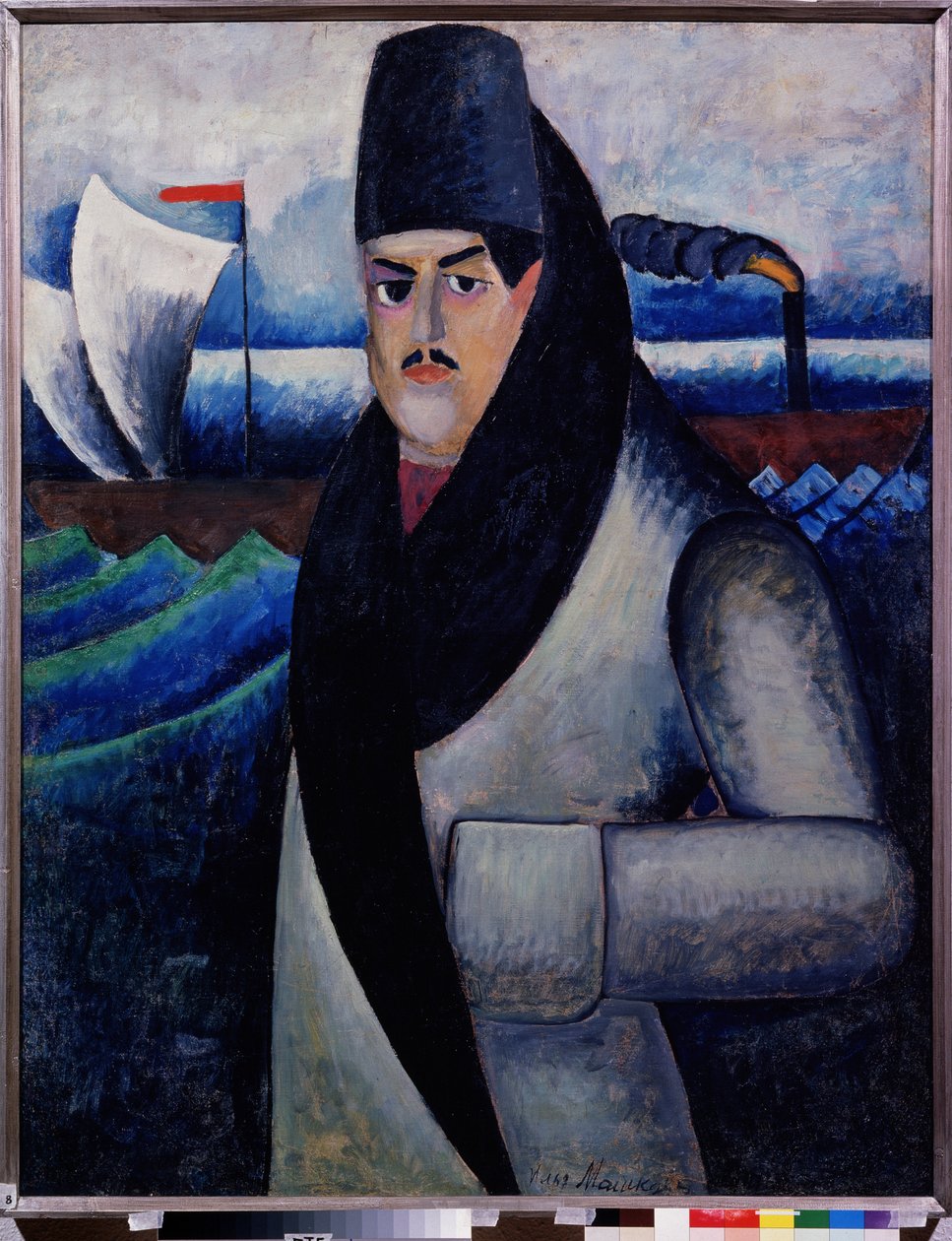 Otoportre (Otoportre). Peinture de Ilya Ivanovich Mashkov (Ilia Machkov, Matchkov) (1881-1944), huile sur toile by Ilya Ivanovich Mashkov