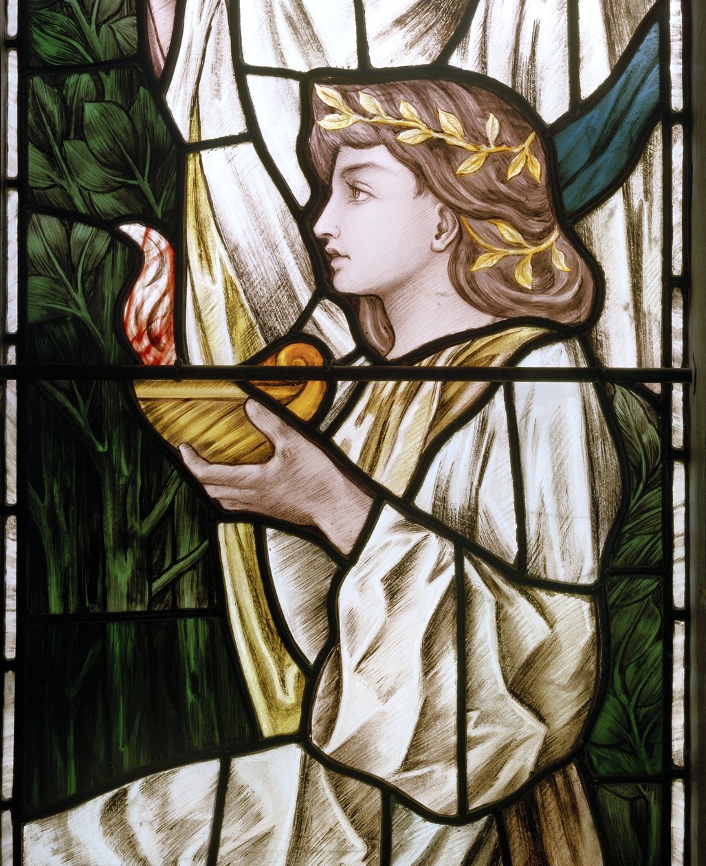 Waterford, St Michael & All Angels, Heaton Butler & Bayne, Selwyn Image, Wise and Foolish Virgins detay by Image Selwyn