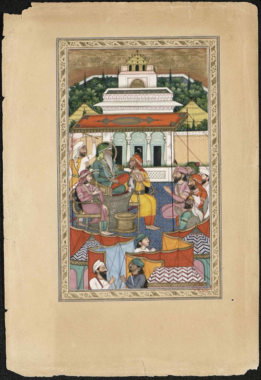Mihrace Ranjit Singh, 1841. by Imam Bakhsh Lahori