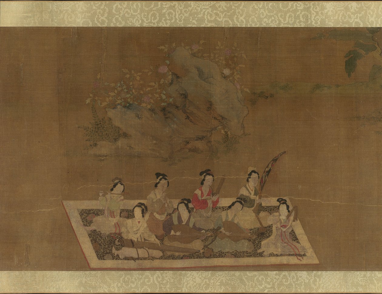 Lady Su Hui ve Ayet Bulmacası, 16. yüzyıl. by In the style of Qiu Ying