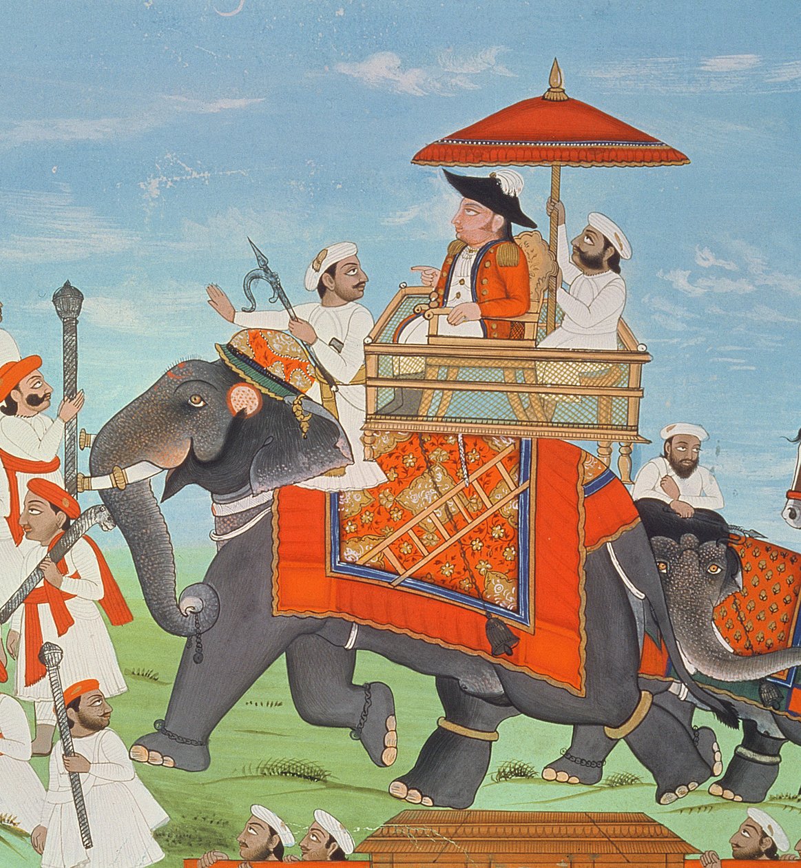 Albay James Tod, Süvari ve Sepoys (guaş) ile Rajasthan