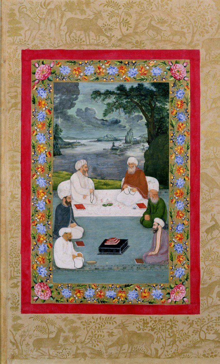 Ms E-14 Sufi şeyhler arasındaki mistik sohbet by Indian School