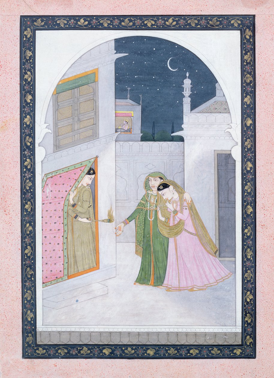 Ürkek Gelin, Kangra, 1820 dolayları by Indian School