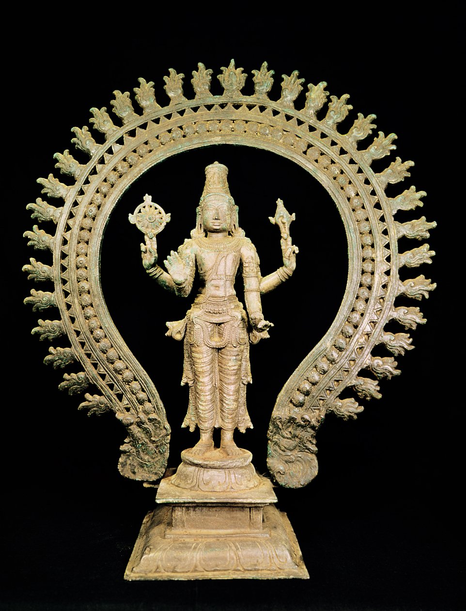Vishnu, Geç Chola (bronz) by Indian School