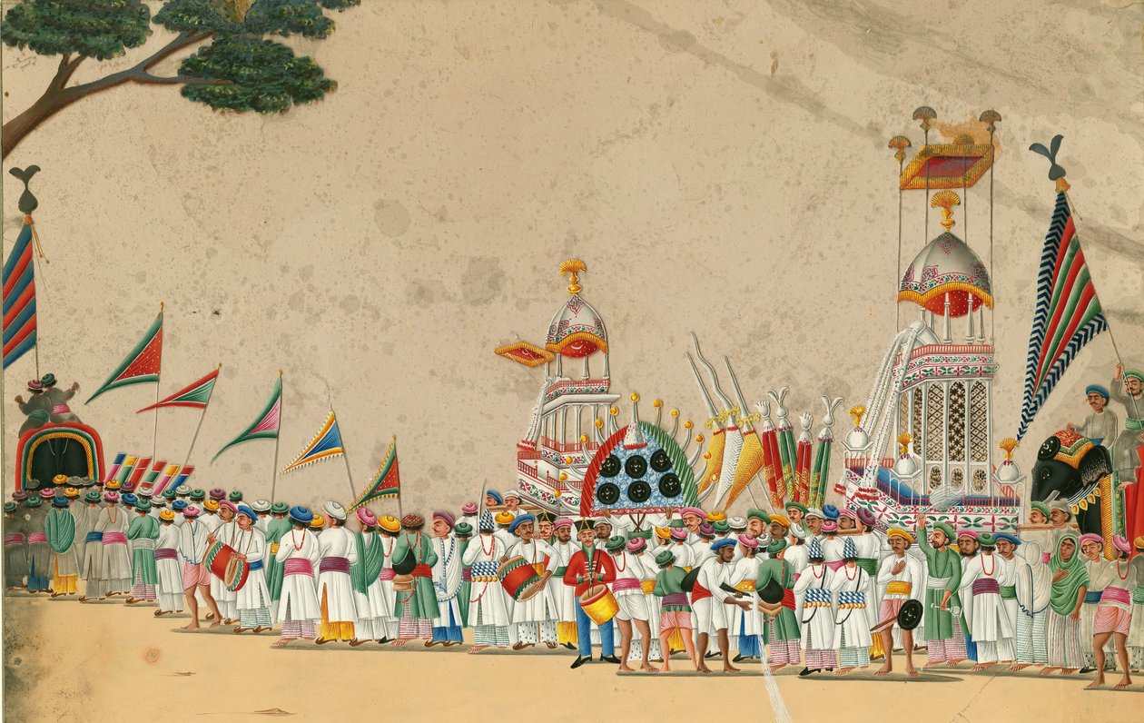 Festival alayı, c. 1800 by Indian Art
