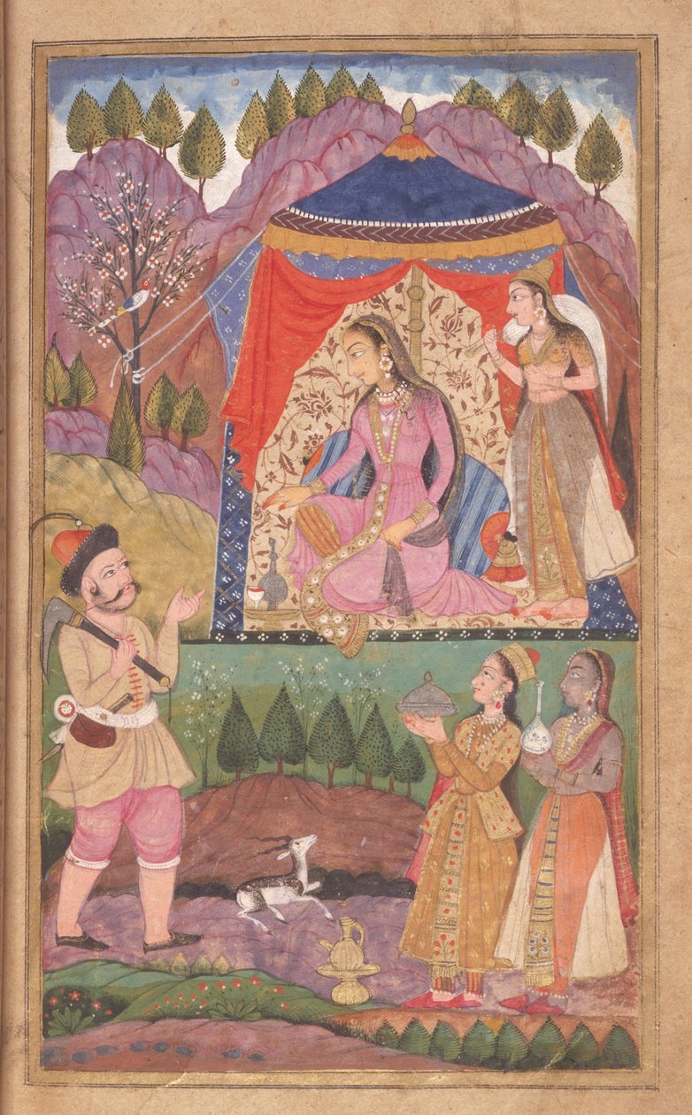 48.62 yaprak 138 Farhad, Khusrau ve Şirin
