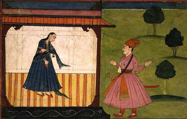 52.4 Nurpur, Pahari Okulu, Basohli Mahkemesi