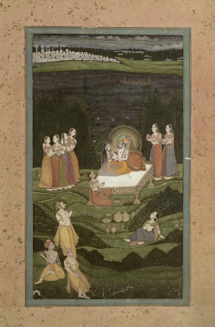 63.794 Tambula-Seva, Krishnanagar, Batı Bengal, 1750 by Indian School