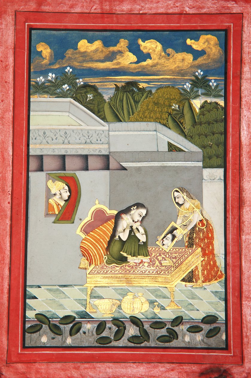 Sevilen Kişiye Bir Bakış, (kağıt üzerinde opak klozet) by Indian School