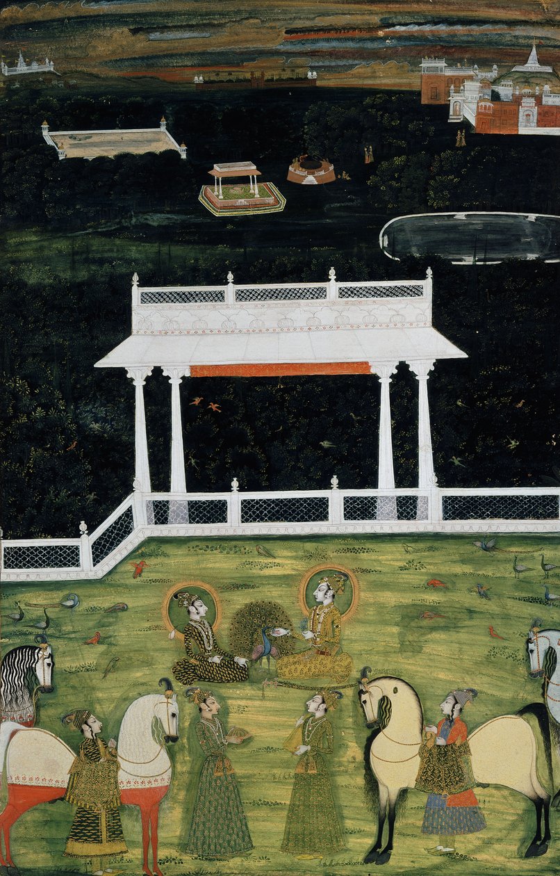 Bir Princely Paradise, c. 1750-1760 by Indian School