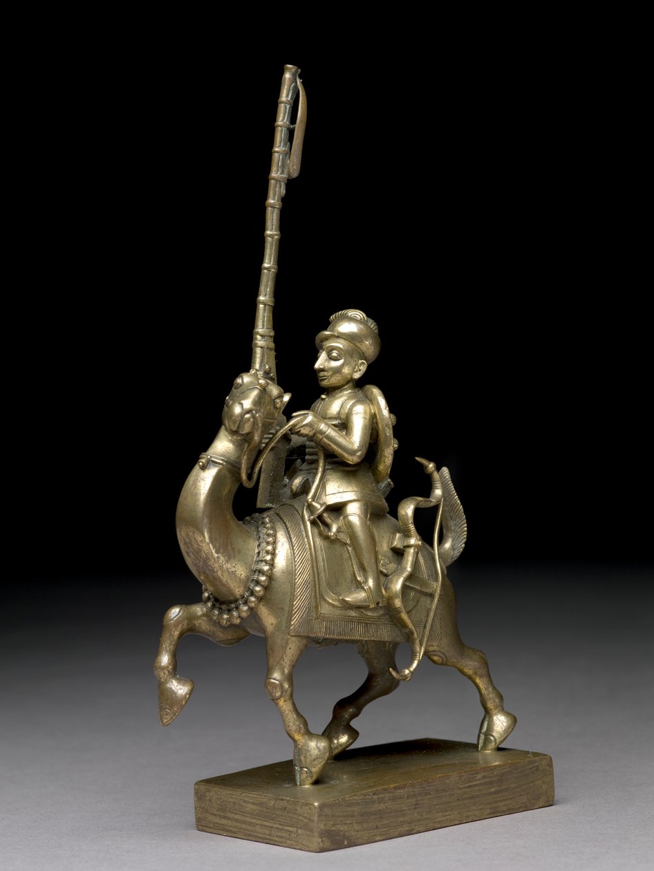 Deveye binen bir kibritçi, Vizagapatam, c.1795 (pirinç) by Indian School