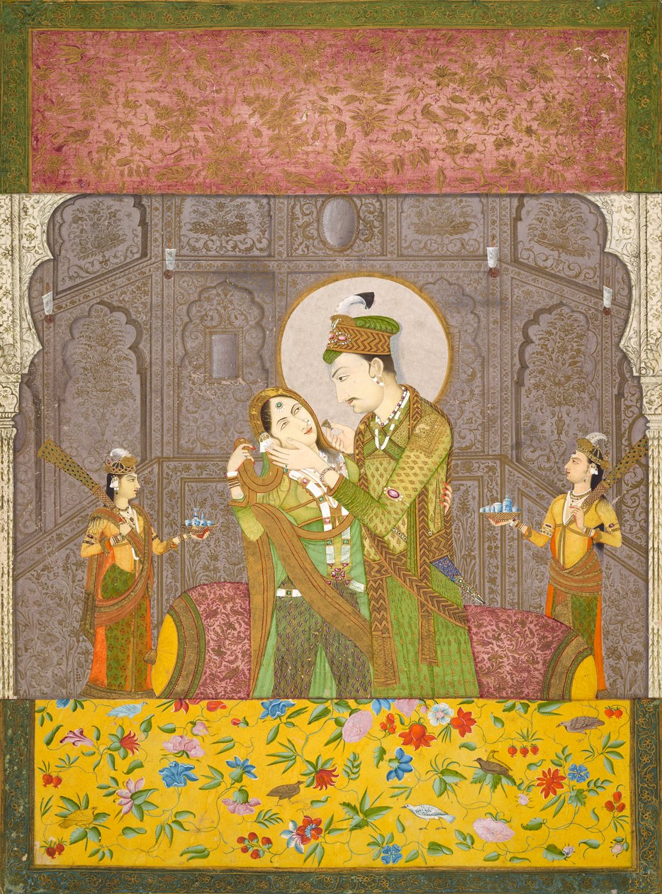 Bir prens ve eşi, c.1790 by Indian School