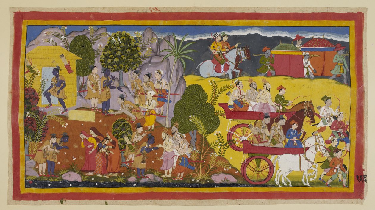 Ekle 15296 (1) f.126r, Kardeşinin Ayodhya