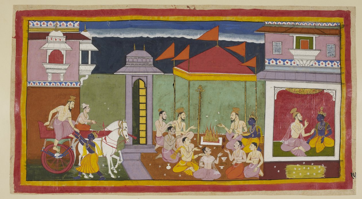 Ekle 15296 (1) f.15r, Solda, Vasistha Rama