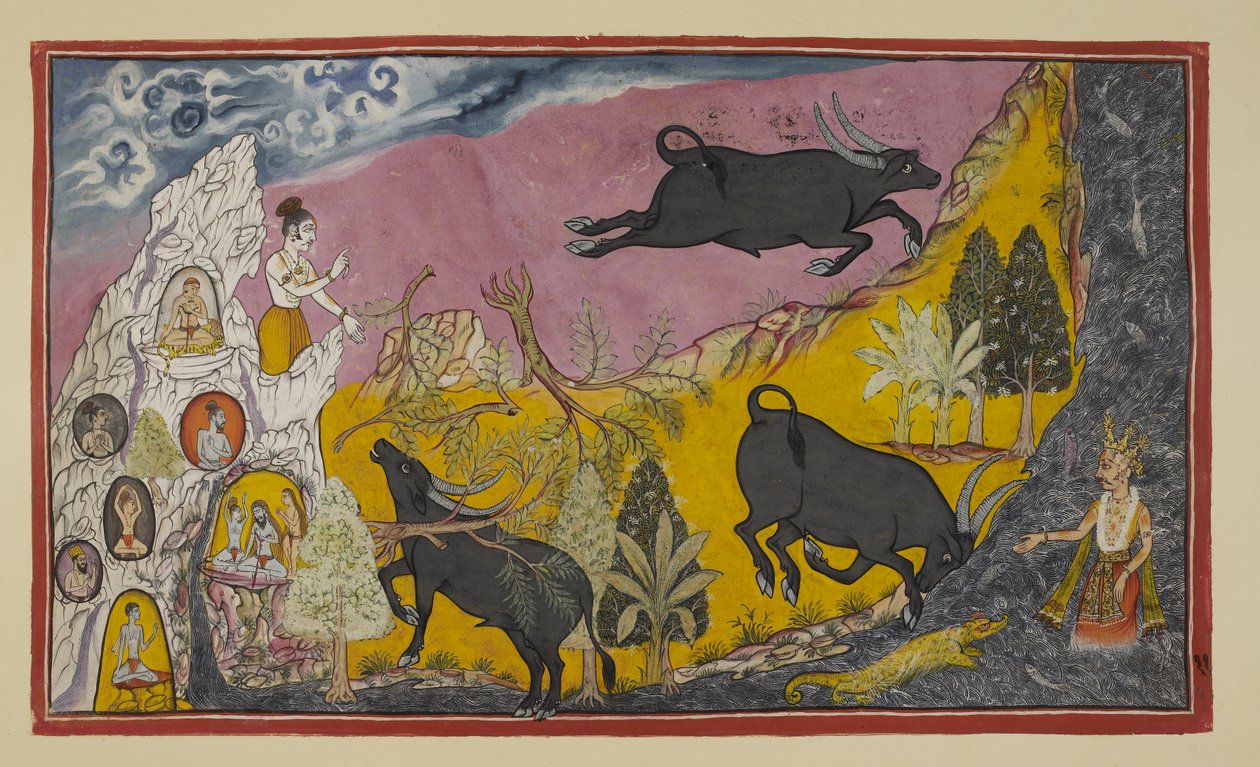 15296 (2) f.11r ekleyin, Sugriva sonra Rama ve Laksmana