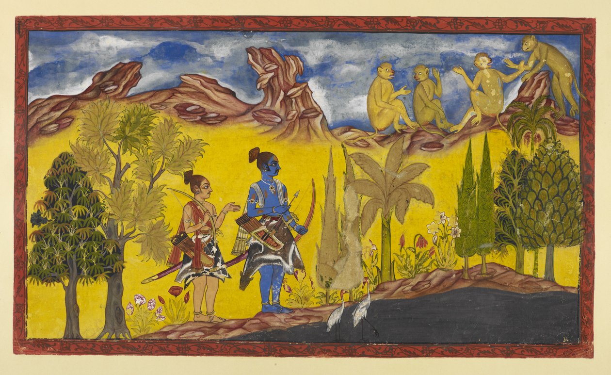 Ekle 15296 (2) f.2r, Kaçırılan Sita