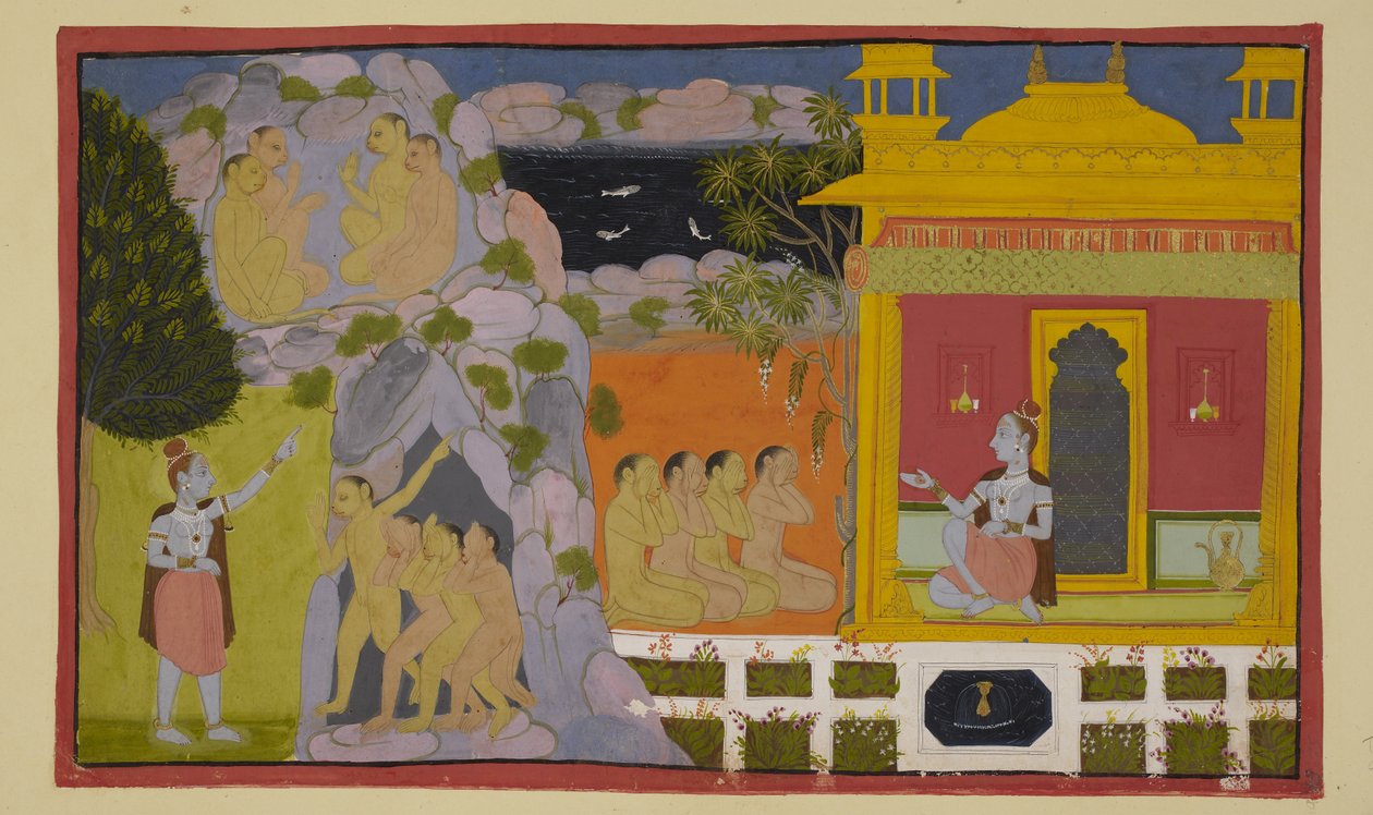 Ekle 15296 (2) f.64r, Maymunlar Svayamprabha