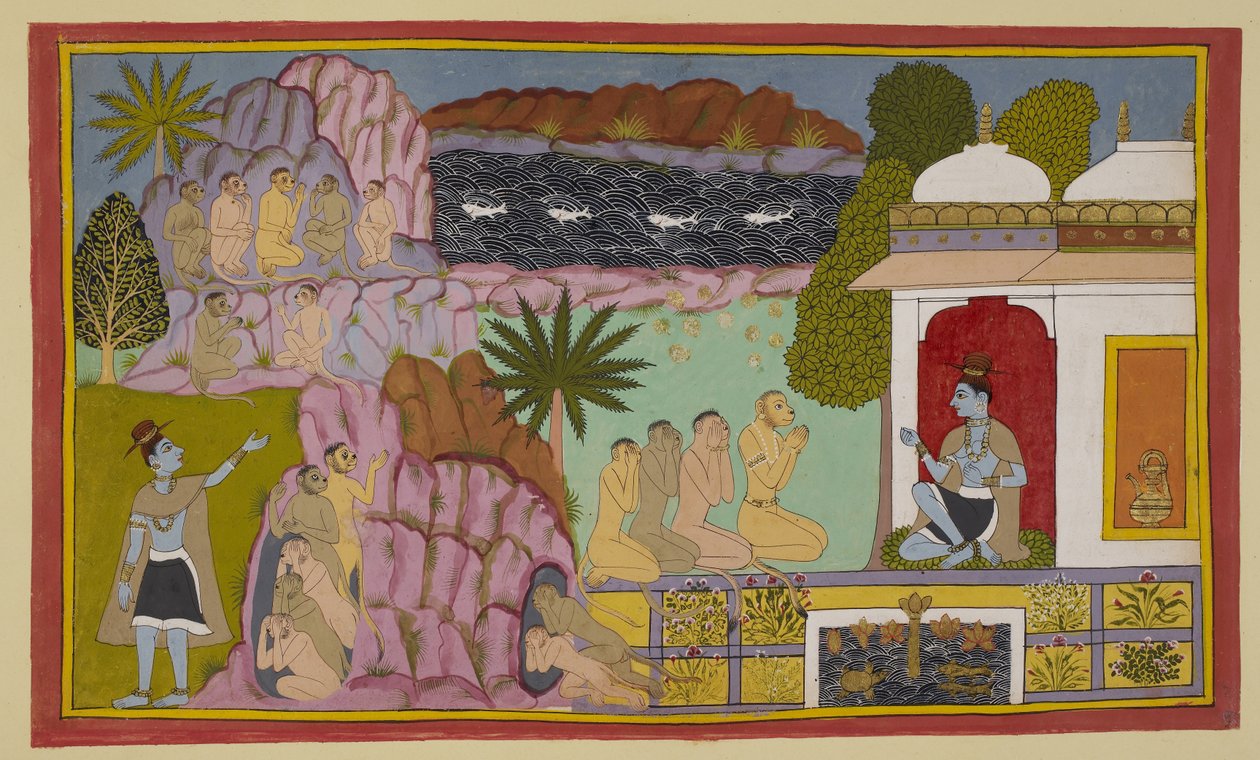 Ekle 15296 (2) f.65r, Maymunlar Svayaṃprabha