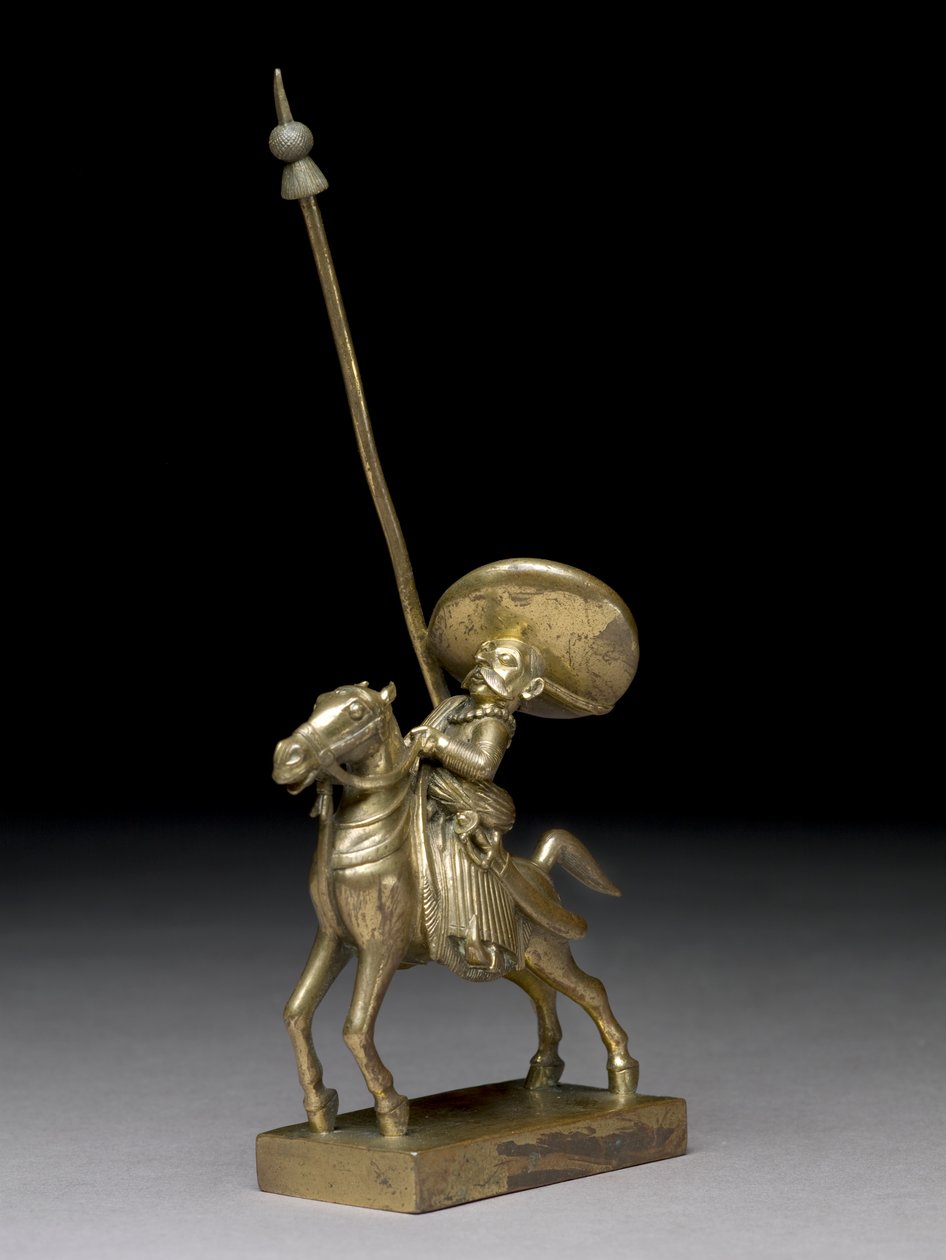 Bir Hint Mızraklısı, Vijagapatam S.1795 (Pirinç) by Indian School