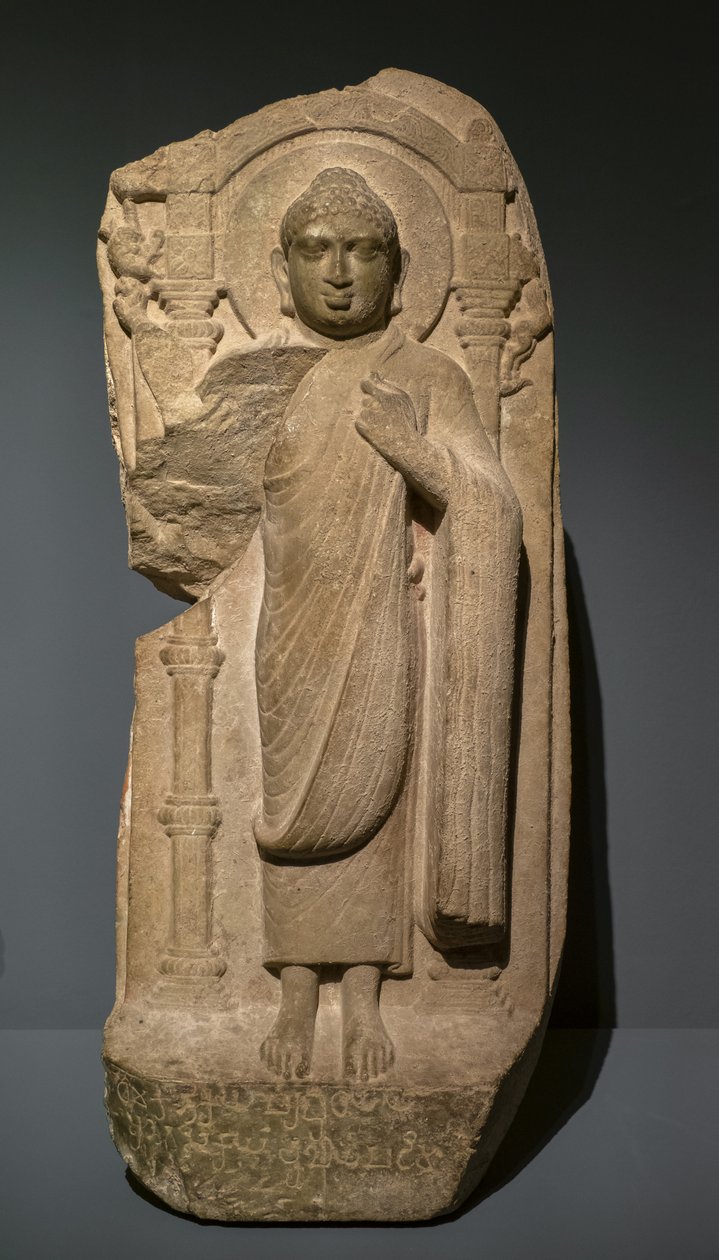 Buda ayakta. Güney Hindistan, Andra Pradeş, Ghantashala by Indian School