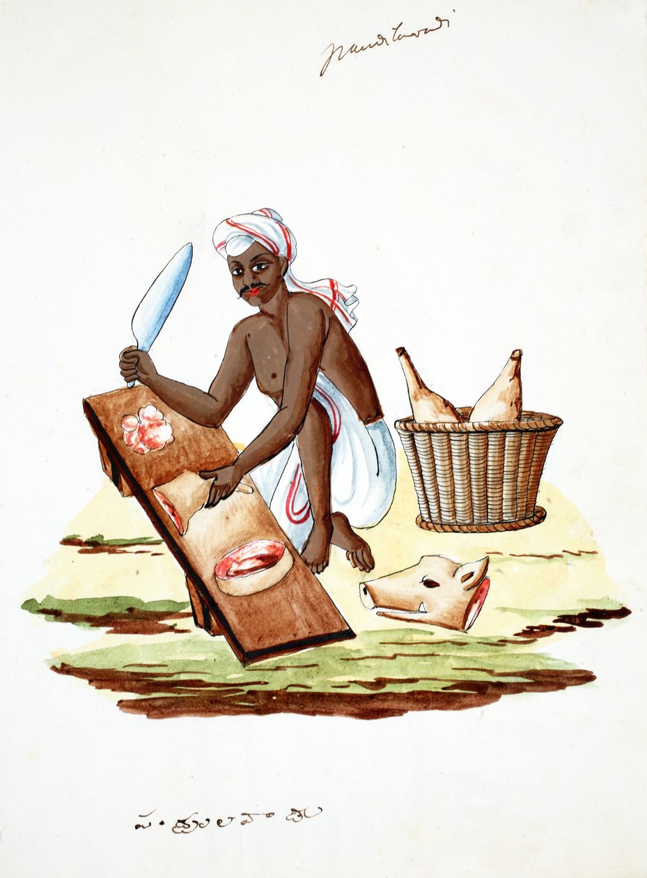 Kasap (kağıt üzerinde wc) by Indian School