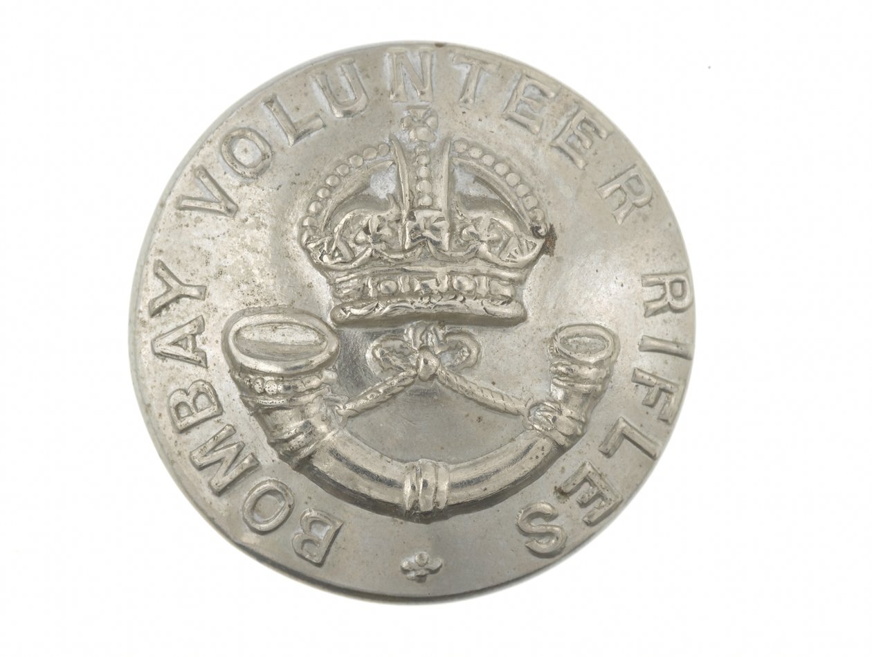 Düğme, Bombay Gönüllü Tüfekleri, 1901-1947 by Indian School
