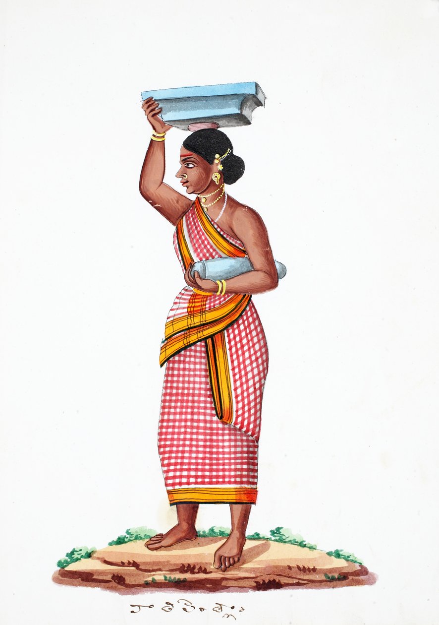 Taşıma taşı (kağıt üzerinde wc) by Indian School