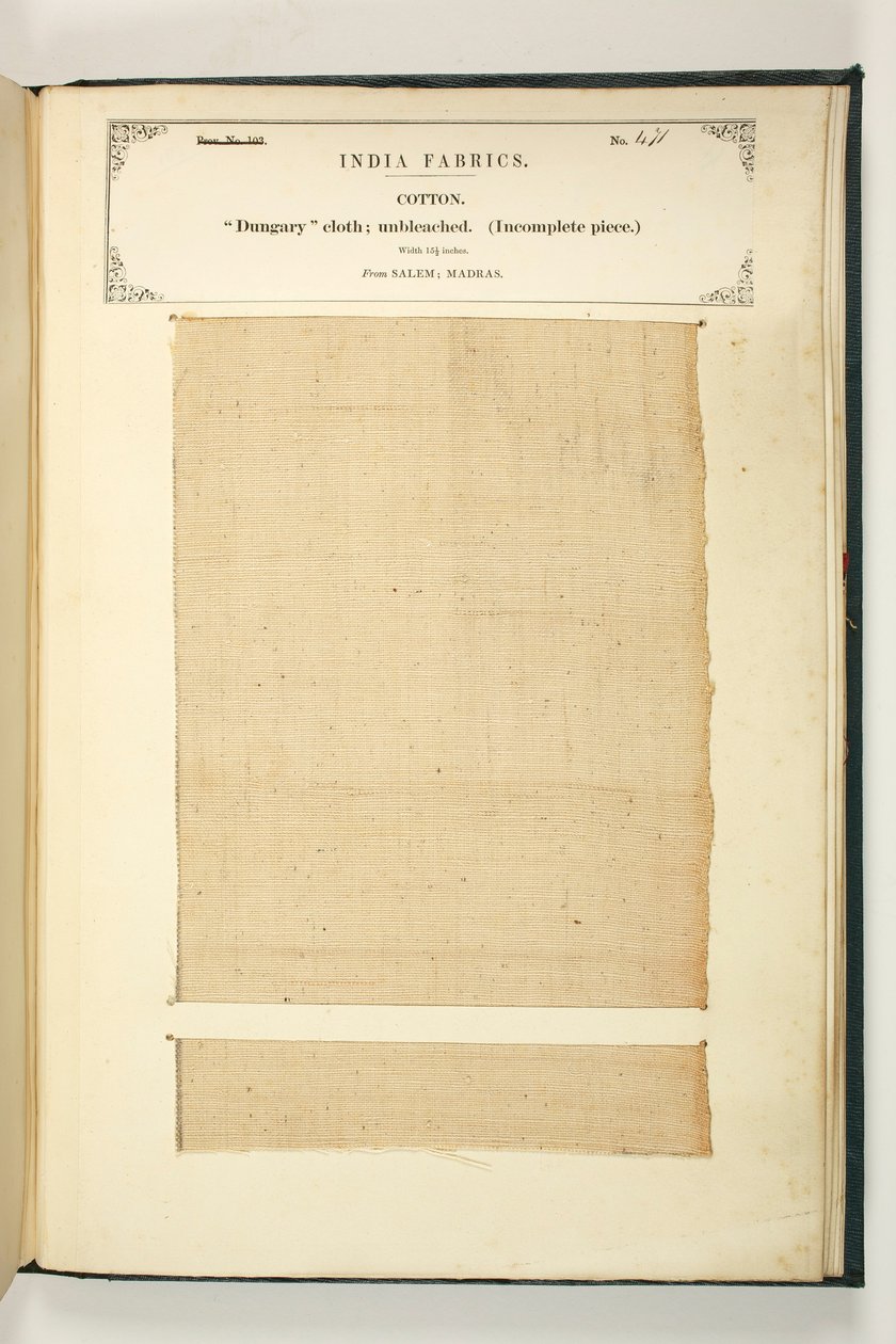 Dungary Cloth, Salem, Madras, John Forbes Watson tarafından Hindistan