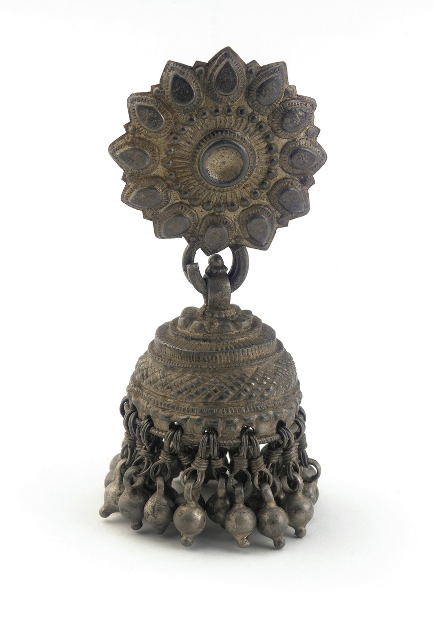 Küpe (jhumka) (gümüş) by Indian School
