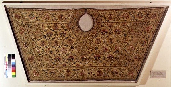 İşlemeli pamuklu eyer bezi, Haydarabad, Andhra Pradesh, 17. yüzyıl by Indian School