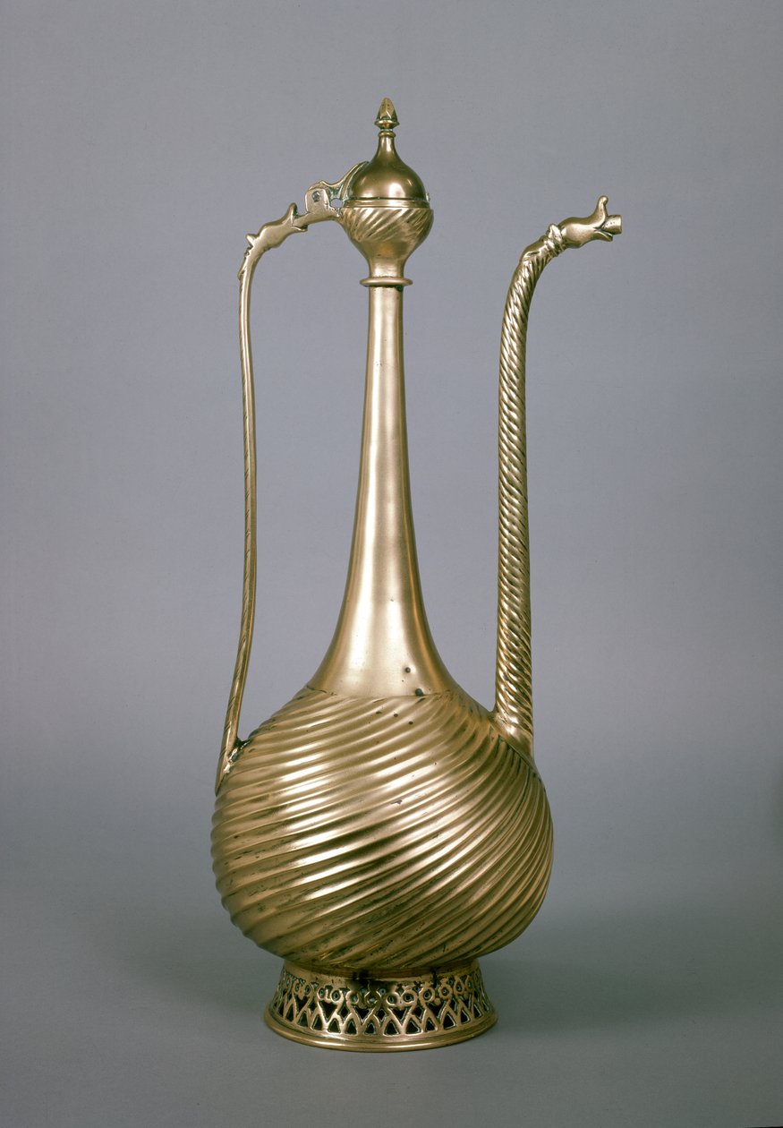 Ewer, Hint Alt Kıtası, 16. yüzyıl (pirinç) by Indian School