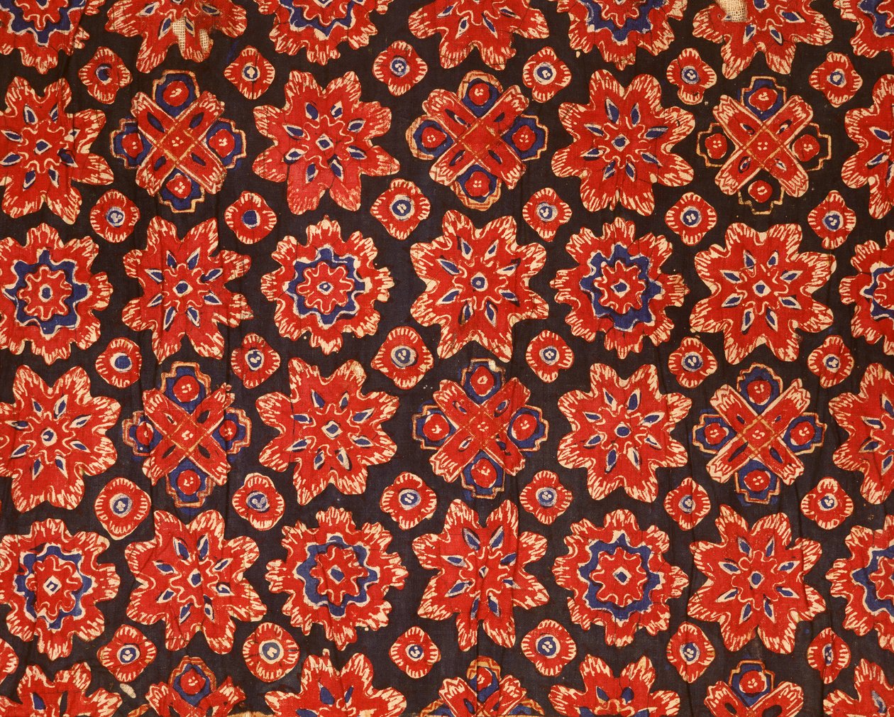 Eski bir Tay tasarımına sahip kumaş (baskılı pamuk) by Indian School