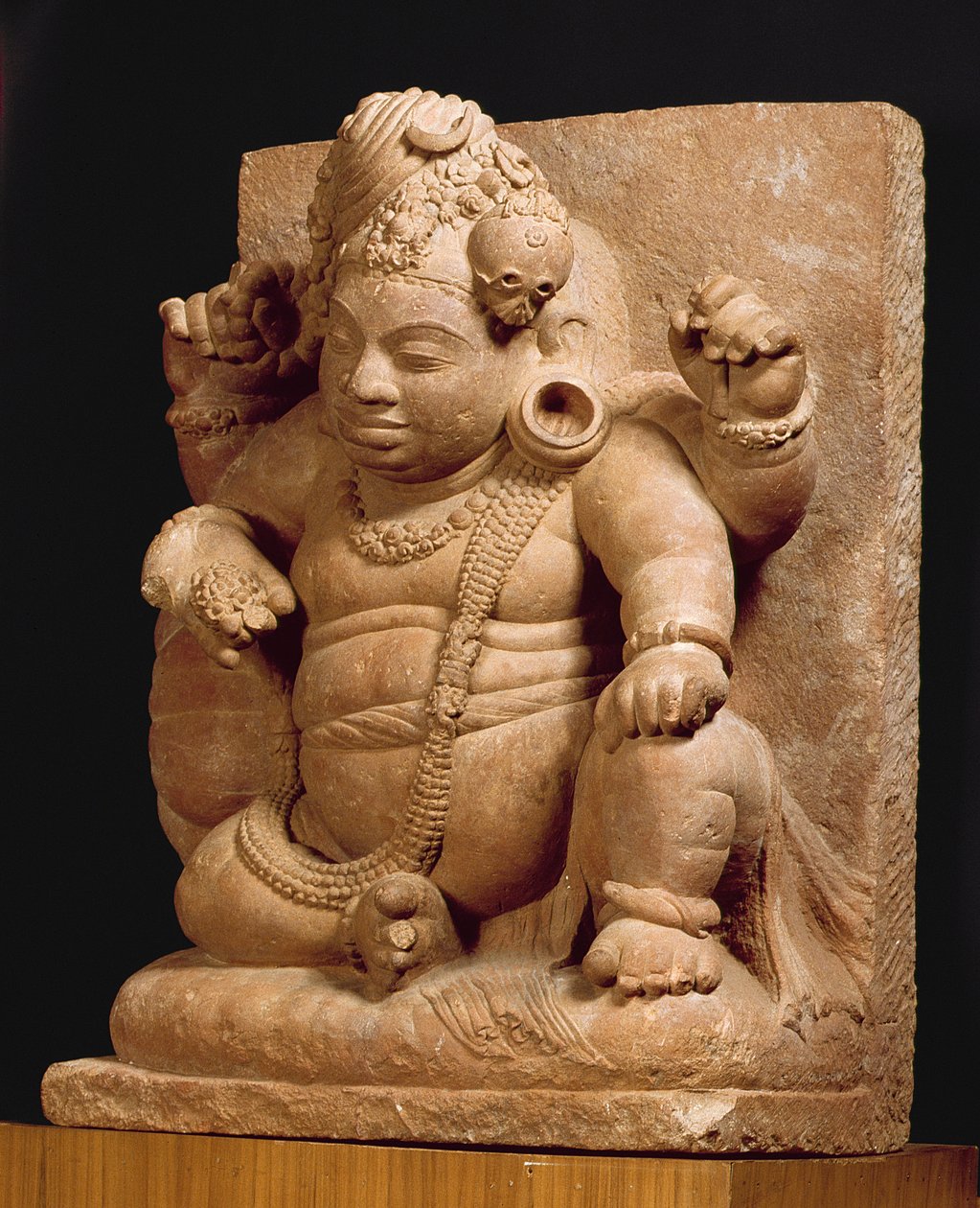 Vamana, Mansar Maharashtra (kırmızı kumtaşı) olarak Siva figürü by Indian School