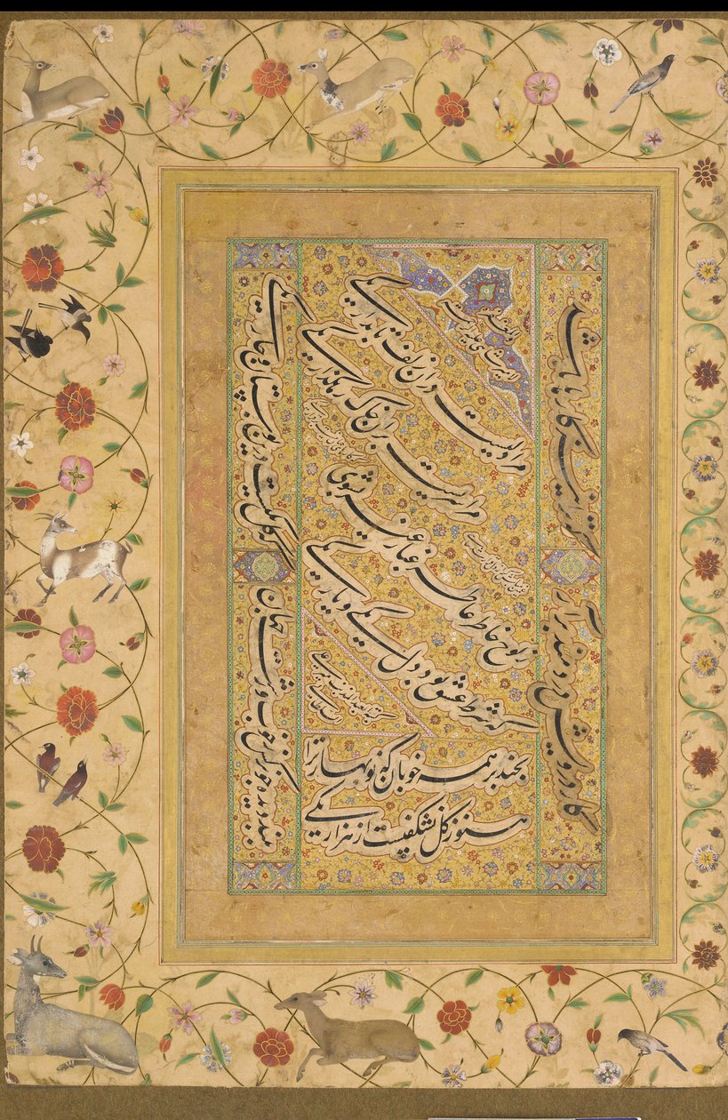 Geç Shahjahan Albümünden Folyo (Amir Shahi